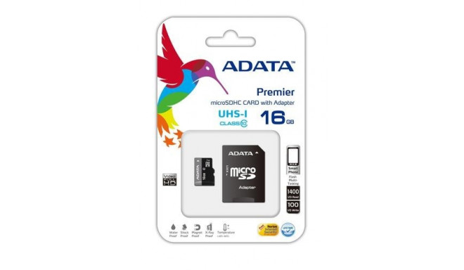 ADATA Premier microSDHC UHS-I U1 Class10 16GB