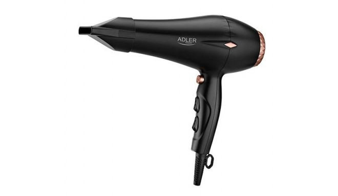 Adler AD 2244 hair dryer 2000 W Black, Bronze