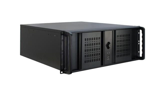 InterTech serveri korpus 4U-4098-S Rack, must