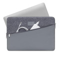 Rivacase 7903 notebook case 33.8 cm (13.3") Sleeve case Grey