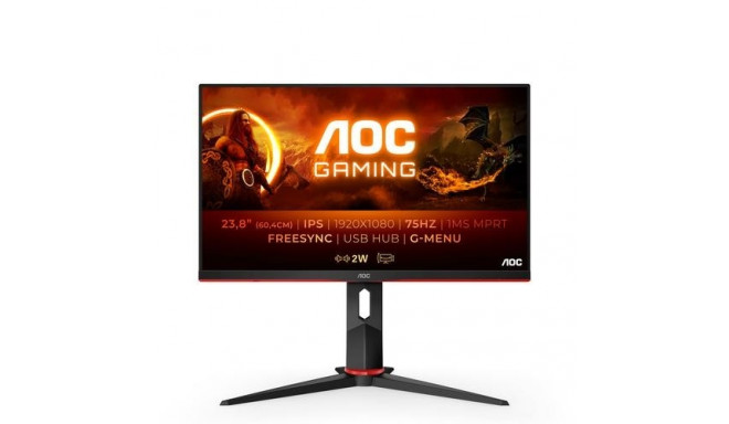 AOC G2 24G2U5/BK computer monitor 60.5 cm (23.8&quot;) 1920 x 1080 pixels Full HD LED Black, Red