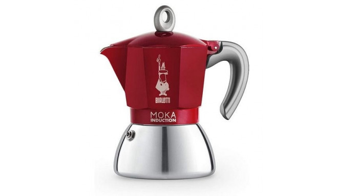 Bialetti Moka Induktion Moka pot 0.28 L Red, Stainless steel