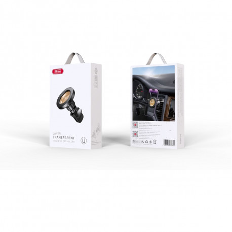 XO car holder 129 magnet black-transparent for air outlet