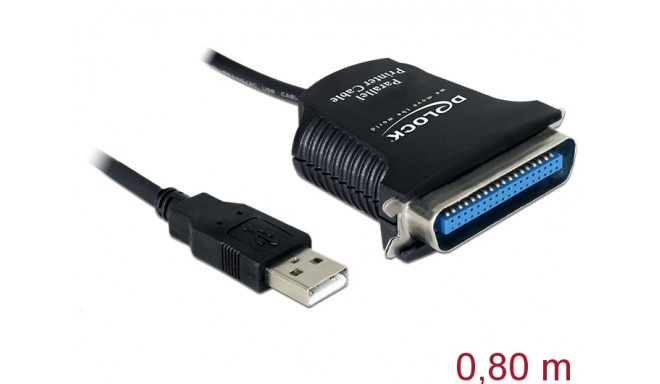 Delock USB 1.1 to Printer Adapter Cable 0.8 m