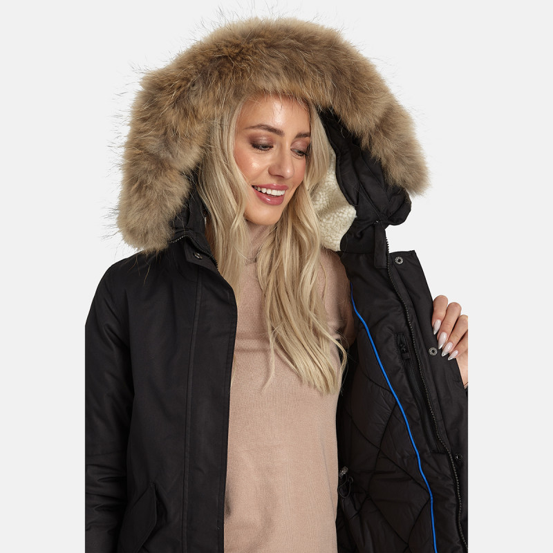 Huppa naiste talveparka Vivian must 2XL Joped Photopoint