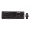 LOGITECH MK120 corded Desktop black USB - EER