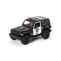 KINSMART Металлическая моделька машины 2018 Jeep Wrangler (полиция), маштаб 1:38