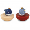 Trousselier Dancing Music Box Whales, magnetic