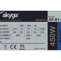 Toiteplokk Akyga AK-B1-450 450 W RoHS CE FCC REACH ATX