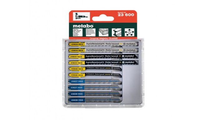 METABO JIGSAW BLADES SET 10 PCS