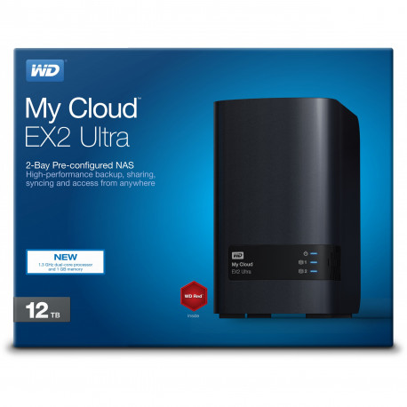 3,5 12TB WD My Cloud EX2 Ultra (HDD 6TB x2 )