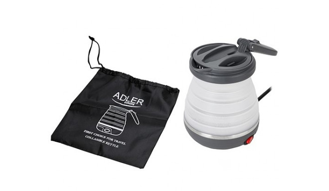 Adler AD 1279 electric kettle 0.6 L 750 W Black, White