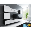 Cama Square cabinet VIGO 50/50/30 black/white gloss