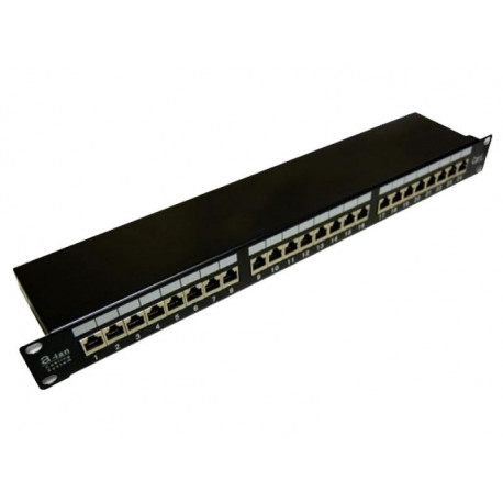 Alantec PK006 STP cat.5e 24 pordiga patch paneel LSA 1U 19"