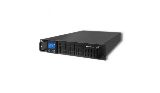 Qoltec 53947 Uninterruptible power supply UPS RACK | 3KVA | 2400 W | LCD