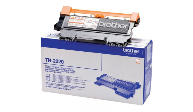 "Brother Toner TN-2220 Schwarz bis zu 2.600 Seiten nach ISO 19752"