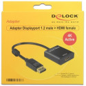 "DeLock DisplayPort 1.2 > HDMI (ST-BU) Adapter 4K Schwarz"