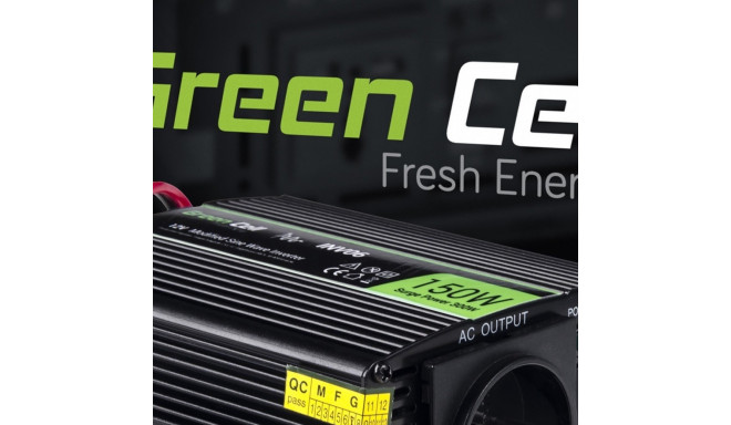 "Green Cell KFZ Spannungswandler Power Inverter 12V > 230V 150/300W"