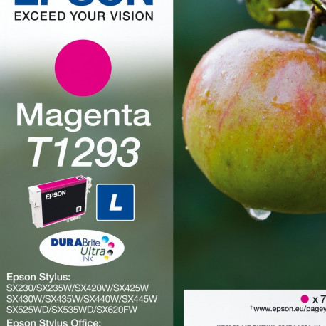 "Epson Tinte T1293 C13T12934012 Magenta bis zu 330 Seiten"