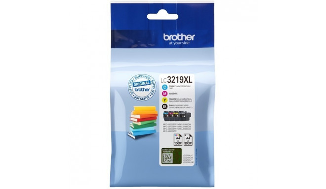 "Brother Tinte LC-3219XLVALDR Value Pack (BK/C/M/Y)"