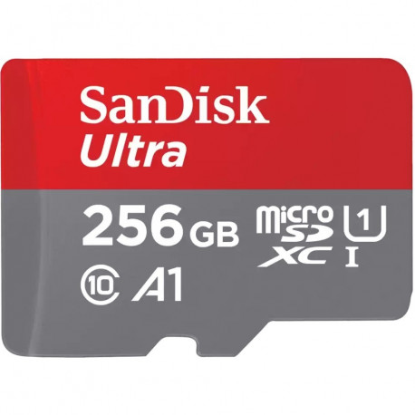 SanDisk mälukaart microSDXC 256GB Ultra 150MB/s + adapter