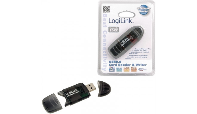 "LogiLink CR0007 USB 2.0 SD/MicroSD/MMC/RS-MMC Kartenleser"