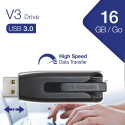 STICK 16GB USB 3.2 Verbatim Store'n'Go V3 Black