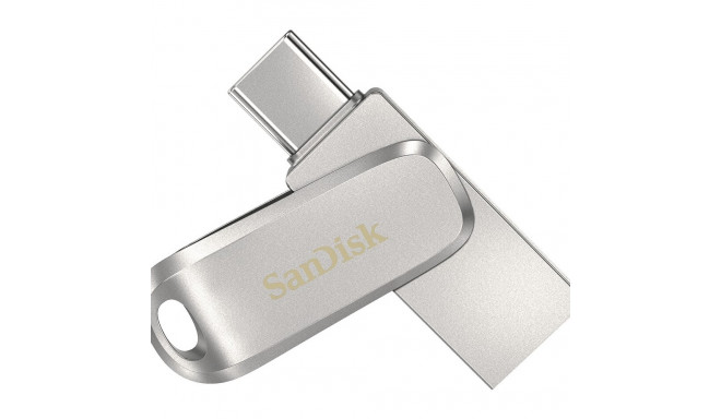 "STICK 64GB USB 3.1 SanDisk Ultra Dual Drive Luxe Type-C silver"
