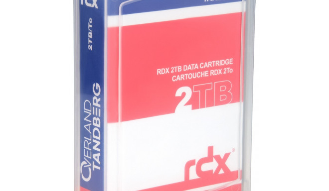 "RDX Tandberg 2TB cartridge"
