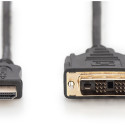 "Digitus HDMI > DVI 18+1 (ST-ST) 2m Adapterkabel FullHD Schwarz"