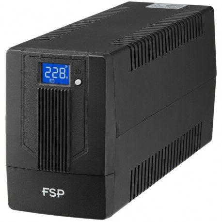 "FSP iFP800 Line-interactive UPS 800VA.480W.SCHUKO*2.12V/9AH*1.LCD VERSION .230V"