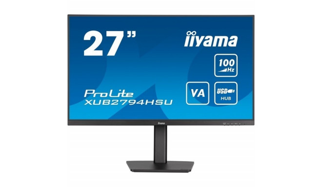 "68,6cm/27"" (1920x1080) Iiyama XUB2794HSU-B6 DP HDMI 4ms LS Höhenverstellbar Black"