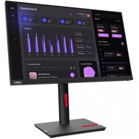 "60,5 cm/23,8"" (1920×1080) Lenovo ThinkVision T24i-30 16:9 IPS 6ms 75Hz VGA HDMI DisplayPort USB-Hu