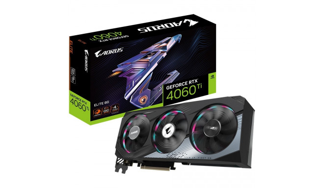 Gigabyte graphics card RTX 4060 Ti 8GB Aorus Elite GDDR6 3Fan