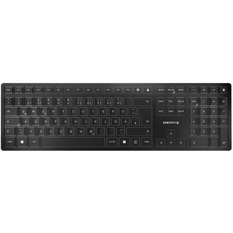 "Cherry KW 9100 SLIM - Tastatur wireless black QWERTZ DE"