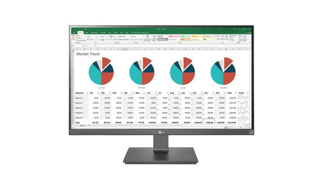 LG monitor 27" 3840x2160 27UK670P-B 16:9 5ms IPS HDMI DP USB-C Pivot VESA UHD