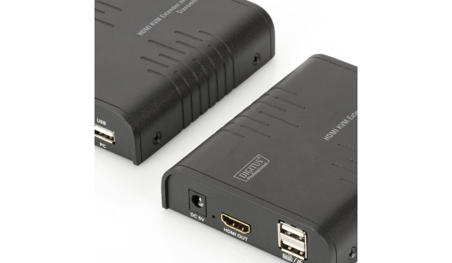 "Digitus DS-55202 HDMI IP KVM-Extender Set FullHD/60Hz 120m"