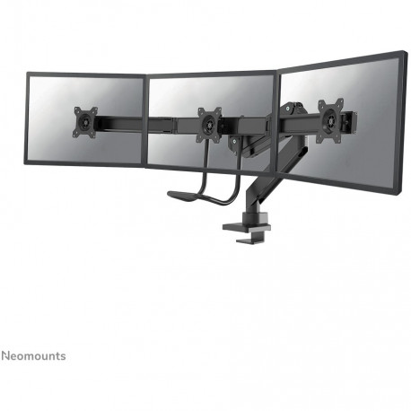 "Neomounts NM-D775DX3BLACK Tischhalterung mit Tischhalterungsgriff für drei Flachbildschirme bis 27"