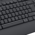 Logitech MK650 Advanced - Tastatur-und-Maus-Set - kabellos - 2,4 GHz - Graphite QWERTZ DE