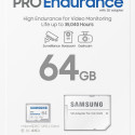 64GB Samsung PRO Endurance MicroSD 100MB/s +Adapter