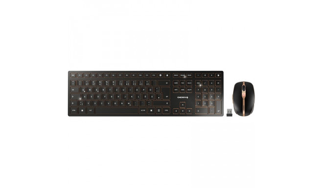 "Cherry DW 9100 Slim - Tastatur-und-Maus-Set wireless black QWERTZ DE"