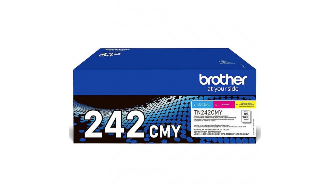 Brother toner TN-242CMY Multipack Colour 1400pgs ISO/IEC 19798, black