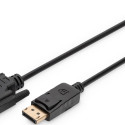 "Digitus DisplayPort > DVI 24+1 (ST-ST) 2m Adapterkabel Schwarz"