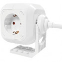 USB Charger Power Cube Steckdose AC 250V 2xUSB 4xSteckdose Kabellänge 1,4m LogiLink White