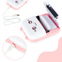 Mini termosildi fotoprinter + USB-kaabel cat pink