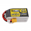 Battery Tattu R-Line 5.0 1400mAh 22.2V 150C 6S1P XT60