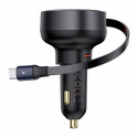 Car Charger Baseus Enjoyment Pro with cable USB-C, 60W (Black)