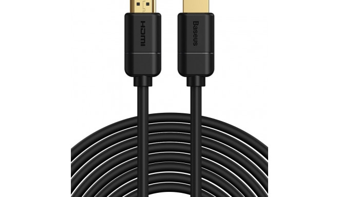 Baseus 2x HDMI 2.0 4K 30Hz Cable, 3D, HDR, 18Gbps, 8m (black)