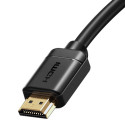 Baseus 2x HDMI 2.0 4K 60Hz Cable, 3D, HDR, 18Gbps, 2m (black)