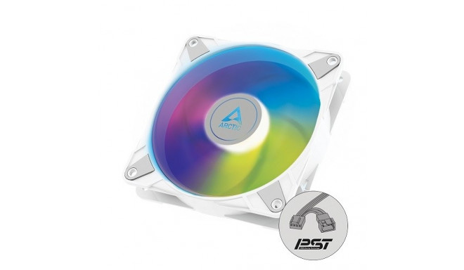 ARCTIC P14 PWM PST A-RGB Semi-Passive Case Fan, 4-pin, 140mm, White